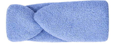 Fascia cotone organico Azzurro
