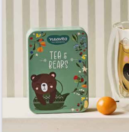 Mini Cofanetto in Latta Tea & Bear