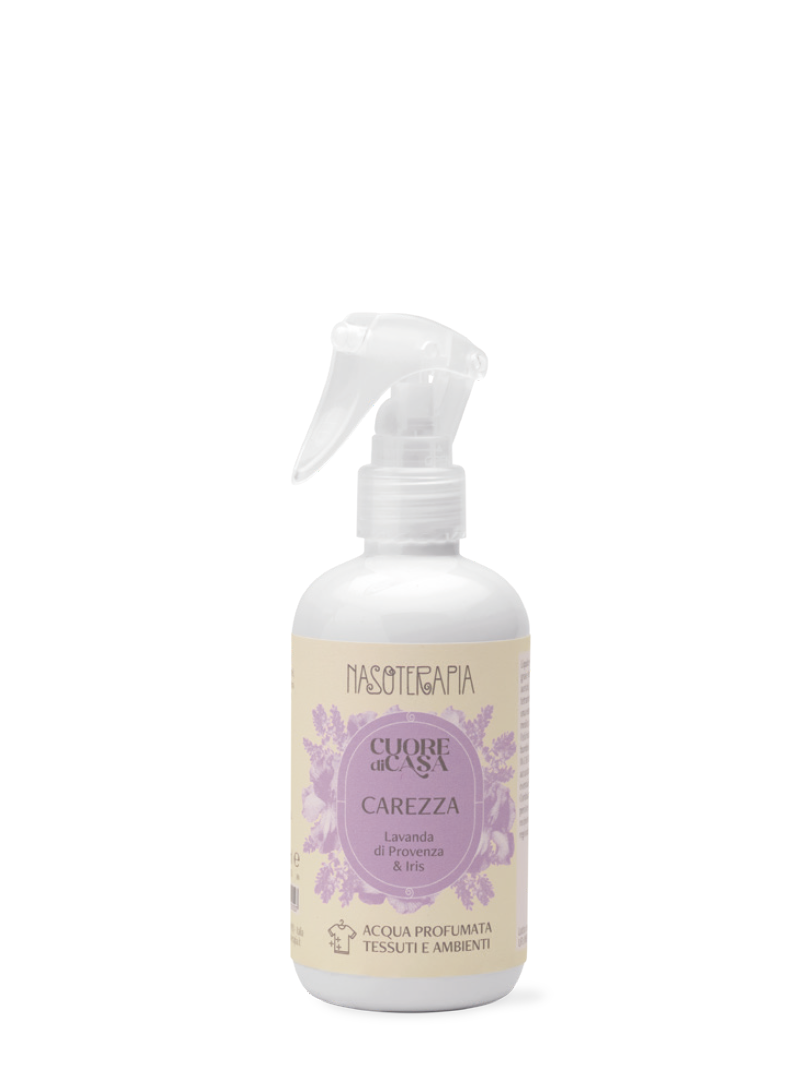 ACQUA PROFUMATA BIANCHERIA E TESSUTI CAREZZA (Lavanda di Provenza e Iris)