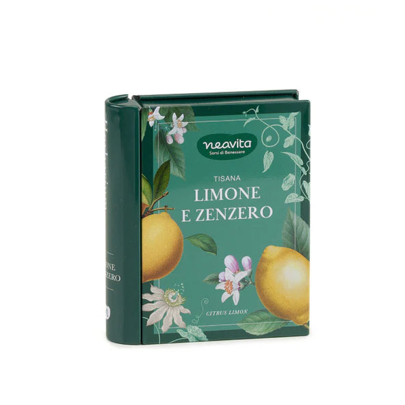 Mini Libro con Tisana Limone e Zenzero 5 filtri