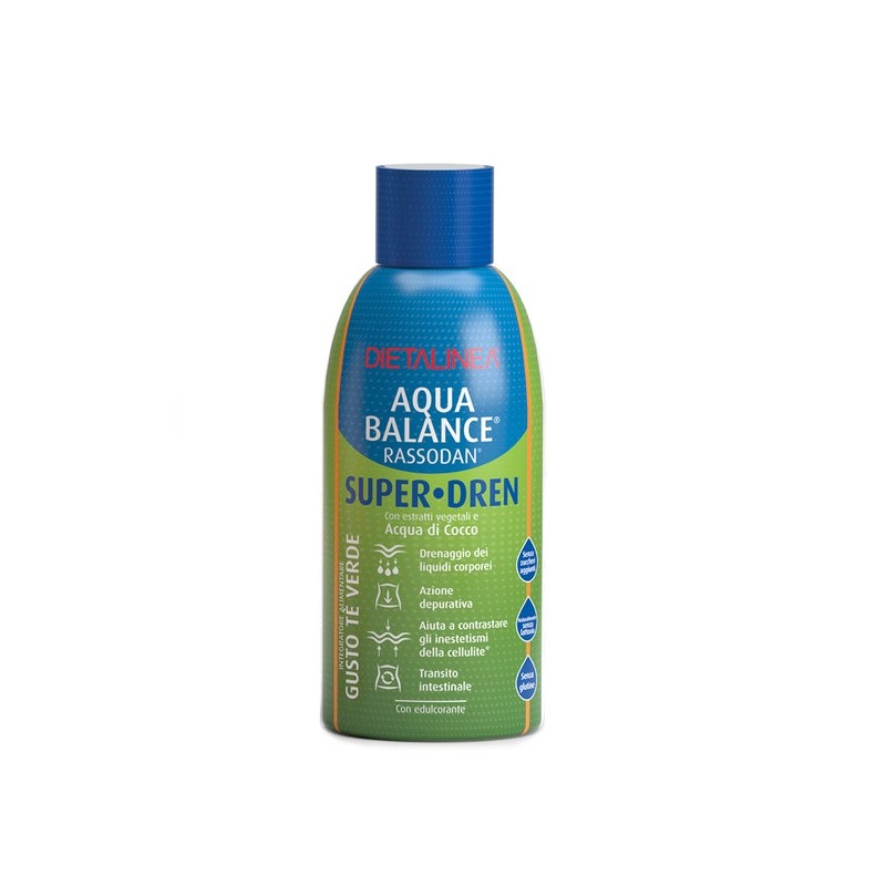 Aqua Balance Rassodan Super Dren Tè Verde Integratore drenante 500 ml