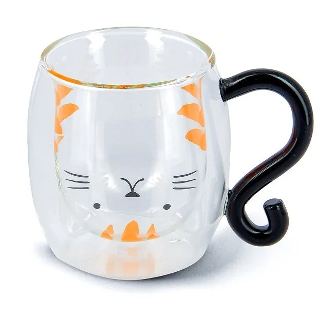 Tazza in Vetro Mug Doppio Muro Kitty 250 ml