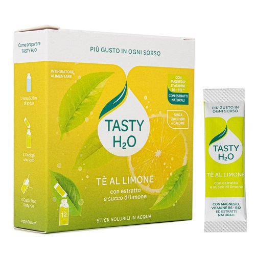 Tasty H2O - Integratore Alimentare Tè al Limone