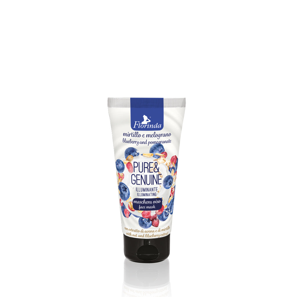 Pure&amp;Genuine - Mirtillo e melograno - Maschera viso 75ml