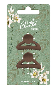 Pinza bow small 4cm set2pz Marrone