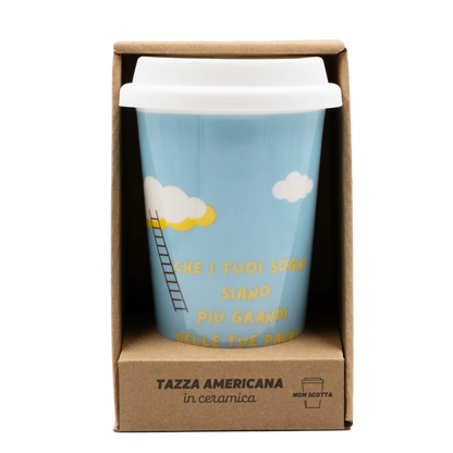 Tazza "Sogni" in ceramica