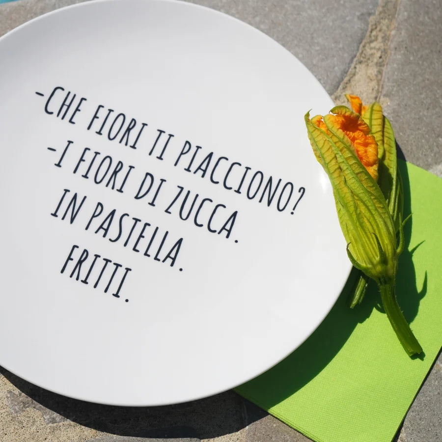 Piatto "Fiori di Zucca"