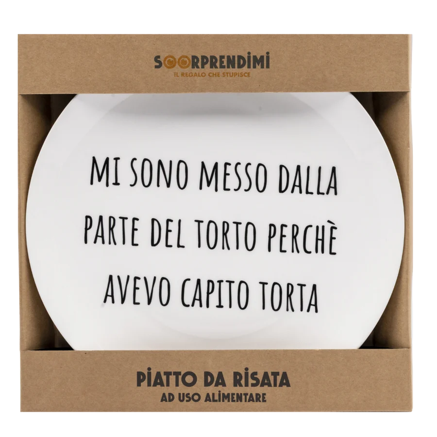 Piatto "Dalla Parte del Torto"