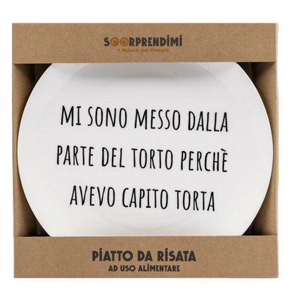 Piatto "Dalla Parte del Torto"