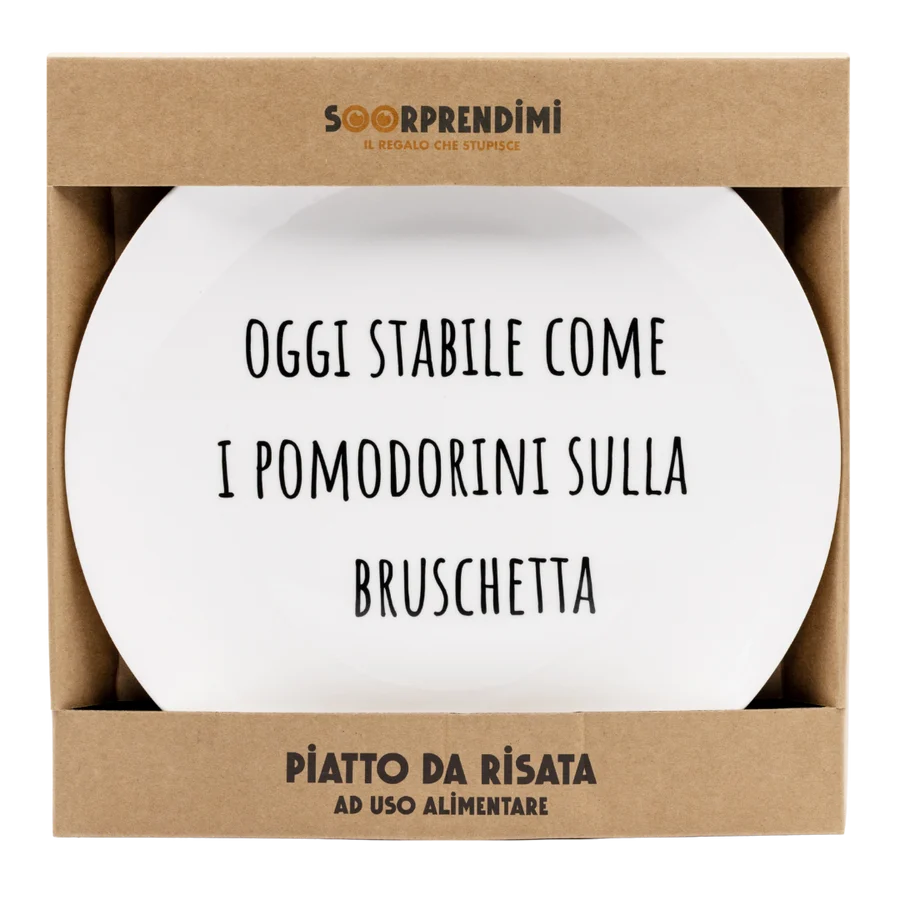 Piatto "Stabile Come i Pomodorini"