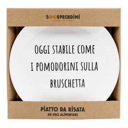 Piatto "Stabile Come i Pomodorini"