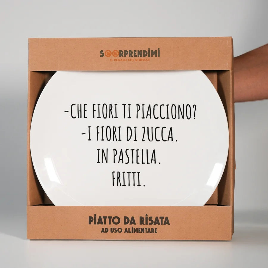 Piatto "Fiori di Zucca"