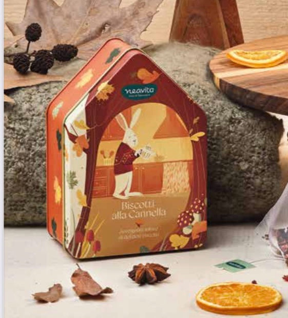 CASETTA BEIGE INFUSO BISCOTTI ALLA CANNELLA