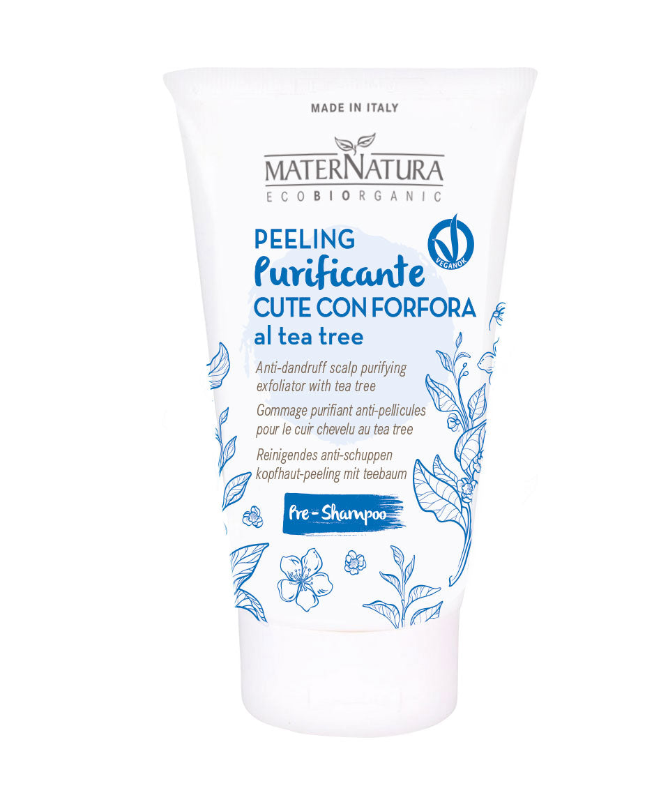 Peeling cute con forfora al tea tree