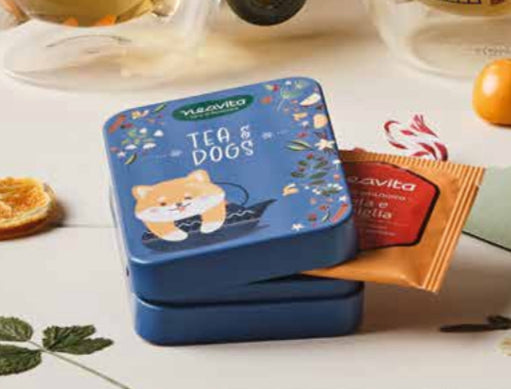 Mini Cofanetto in Latta Tea & Dog