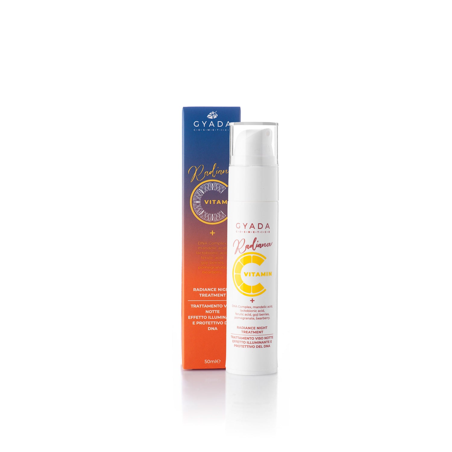 Trattamento viso notte illuminante vit C