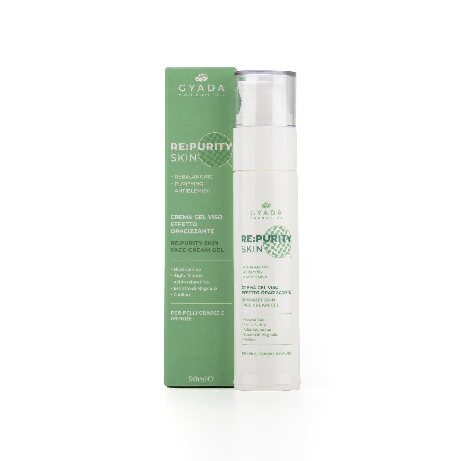 Re purity skin crema gel opacizzante