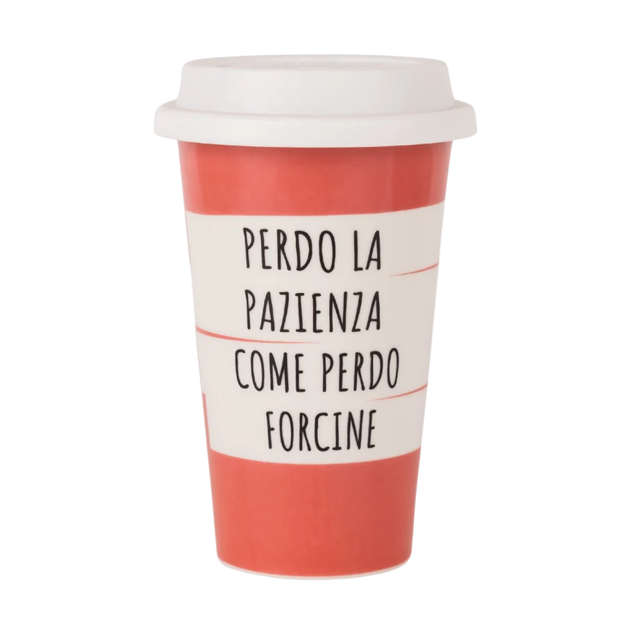 Tazza "Pazienza" in ceramica