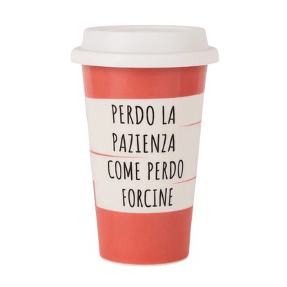 Tazza "Pazienza" in ceramica