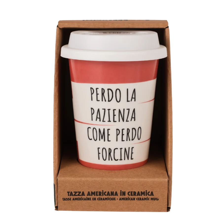 Tazza "Pazienza" in ceramica