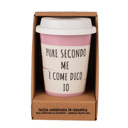 Tazza "Come dico io" in ceramica