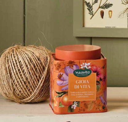 RITUALI BOTANICI TISANA GIOIA DI VITA IN CADDY ARANCIONE 90 G SFUSO