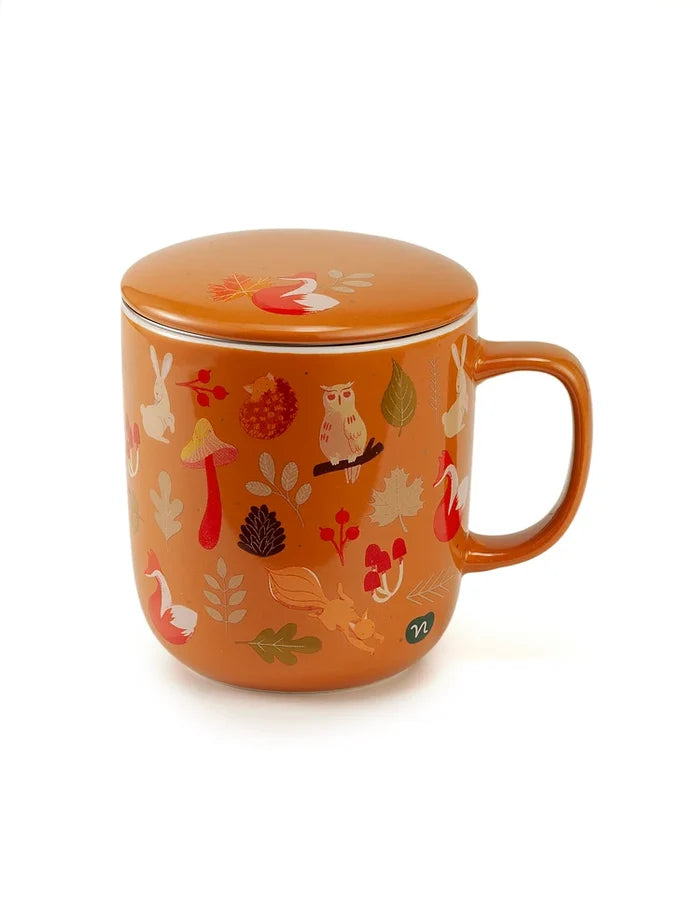 Infusiera in Ceramica Warmy Tea Arancione
