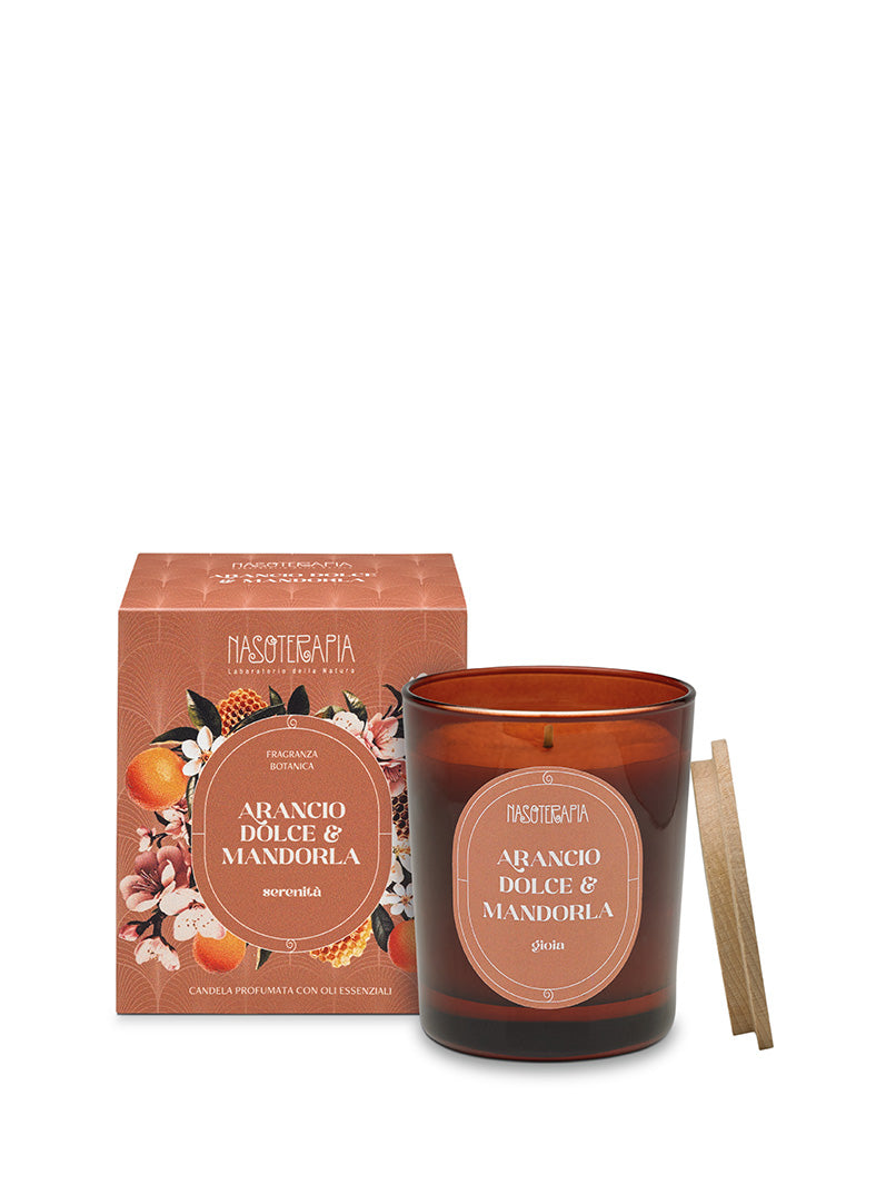 Candela profumata Arancio Dolce &amp; Mandorla