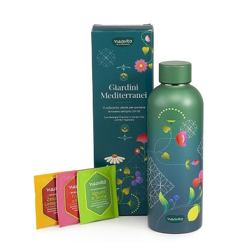 Giardini Mediterranei Cofanetto con 6 filtri e Bottiglia Thermos