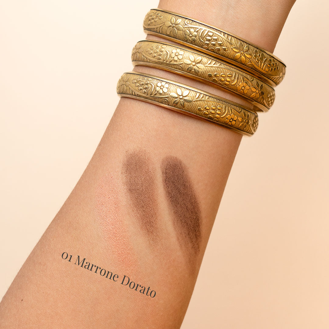 EYESHADOWS TRIO 01 marrone dorato
