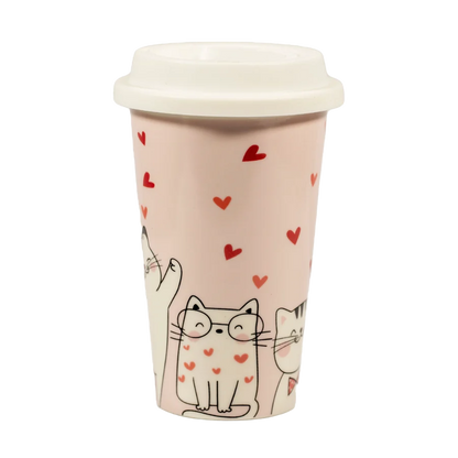 Tazza "Gatti" in ceramica