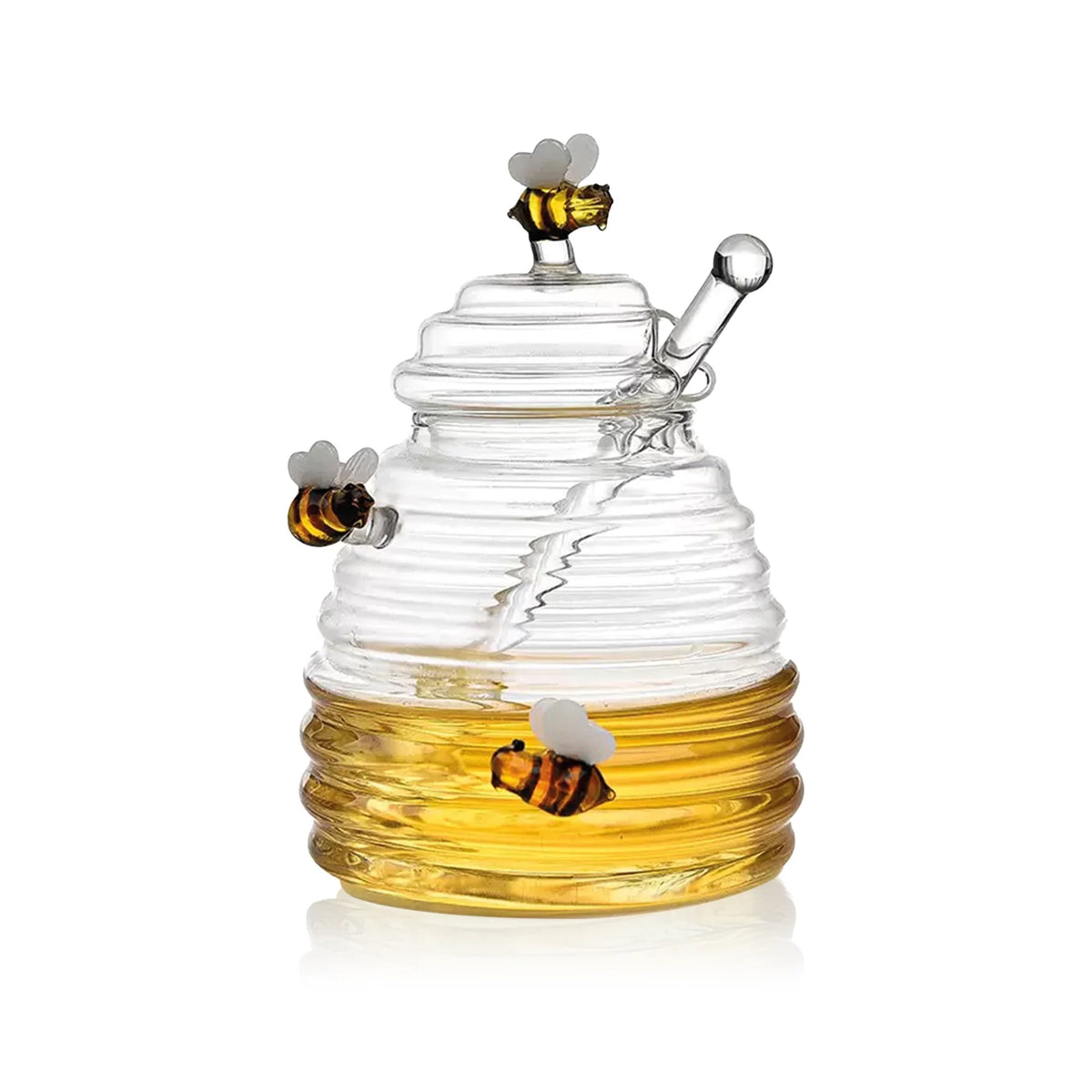 Vaso per miele + prendimiele 500 ml