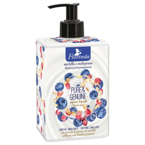 Florinda - Pure&amp;Genuine Sapone Liquido Mirtillo e Melograno 500ml