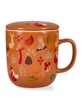 Infusiera in Ceramica Warmy Tea Arancione