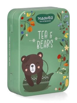 Mini Cofanetto in Latta Tea &amp; Bear