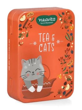Mini Cofanetto in Latta Tea &amp; Cats