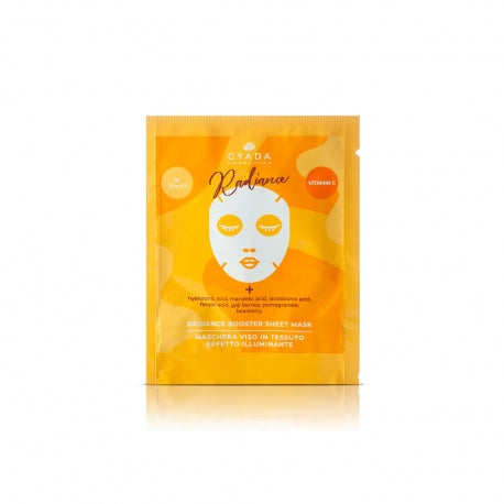 Radiance booster sheet mask in tessuto