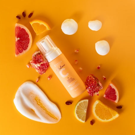 Mousse viso illuminante vit C