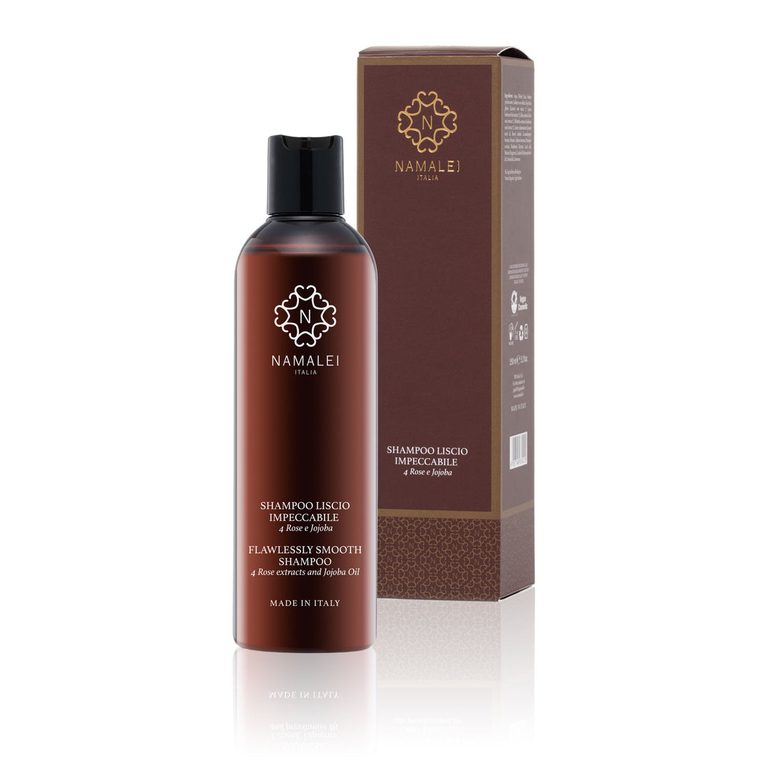 Shampoo Liscio impeccabile alle 4 Rose e Jojoba