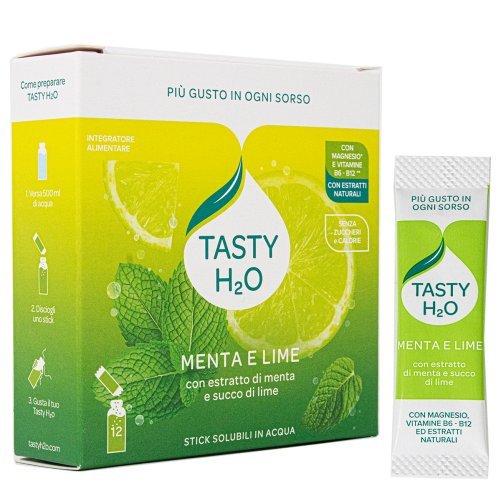 Tasty H2O - Integratore Alimentare Menta e Lime